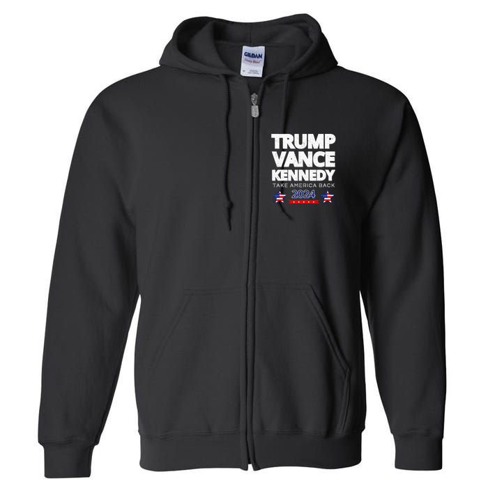 Trump Vance Kennedy 2024 Election Full Zip Hoodie