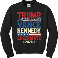 Trump Vance Kennedy Checkmate 2024 Election Republican Kids Sweatshirt