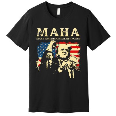 Trump Vance Kennedy Maha 2024 Funny Trump 45 47 Pro Trumpt Premium T-Shirt