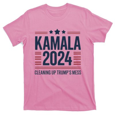 Trump Vs Kamala Presidential Debate 2024 Cleaning Up Mess T-Shirt