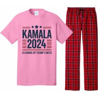 Trump Vs Kamala Presidential Debate 2024 Cleaning Up Mess Pajama Set