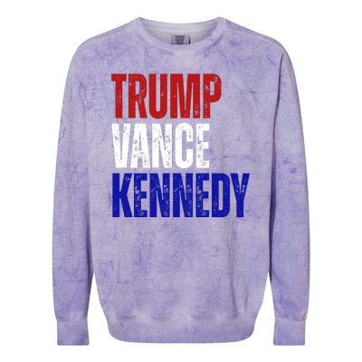 Trump Vance Kennedy Presidential Election Colorblast Crewneck Sweatshirt