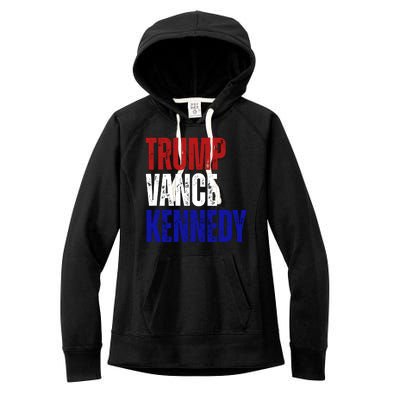 Trump Vance Kennedy Presidential Election Women's Fleece Hoodie