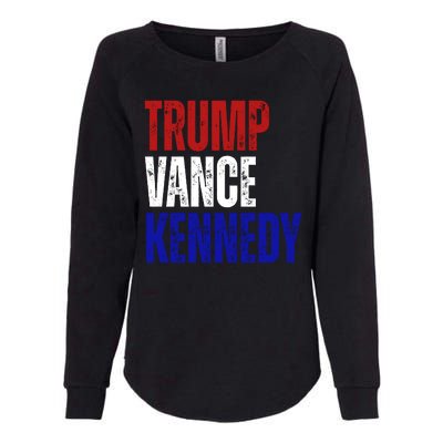 Trump Vance Kennedy Presidential Election Womens California Wash Sweatshirt