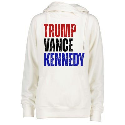 Trump Vance Kennedy Presidential Election Womens Funnel Neck Pullover Hood