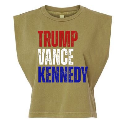 Trump Vance Kennedy Presidential Election Garment-Dyed Women's Muscle Tee