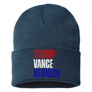 Trump Vance Kennedy Presidential Election Sustainable Knit Beanie