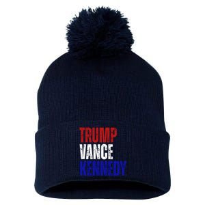 Trump Vance Kennedy Presidential Election Pom Pom 12in Knit Beanie