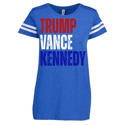 Trump Vance Kennedy Presidential Election Enza Ladies Jersey Football T-Shirt