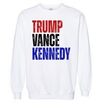 Trump Vance Kennedy Presidential Election Garment-Dyed Sweatshirt