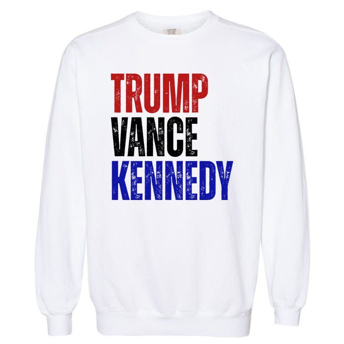 Trump Vance Kennedy Presidential Election Garment-Dyed Sweatshirt