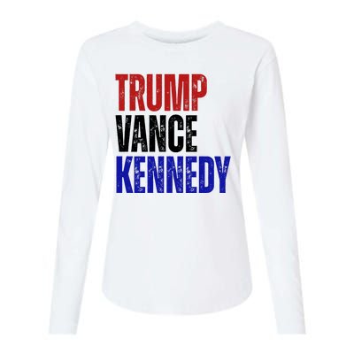 Trump Vance Kennedy Presidential Election Womens Cotton Relaxed Long Sleeve T-Shirt