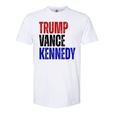 Trump Vance Kennedy Presidential Election Softstyle CVC T-Shirt