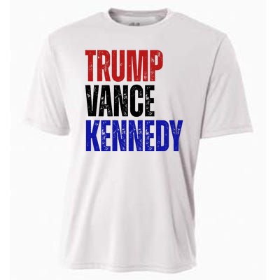 Trump Vance Kennedy Presidential Election Cooling Performance Crew T-Shirt