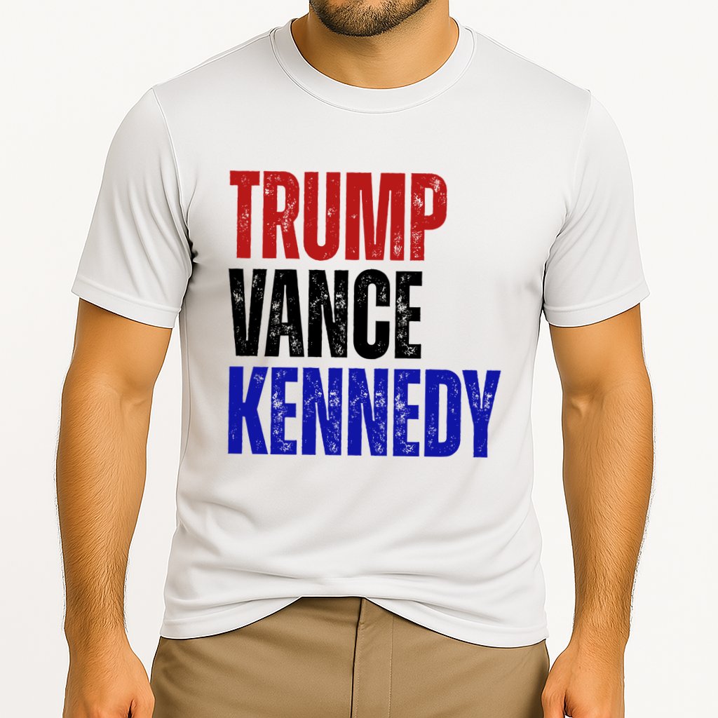 Trump Vance Kennedy Presidential Election Cooling Performance Crew T-Shirt