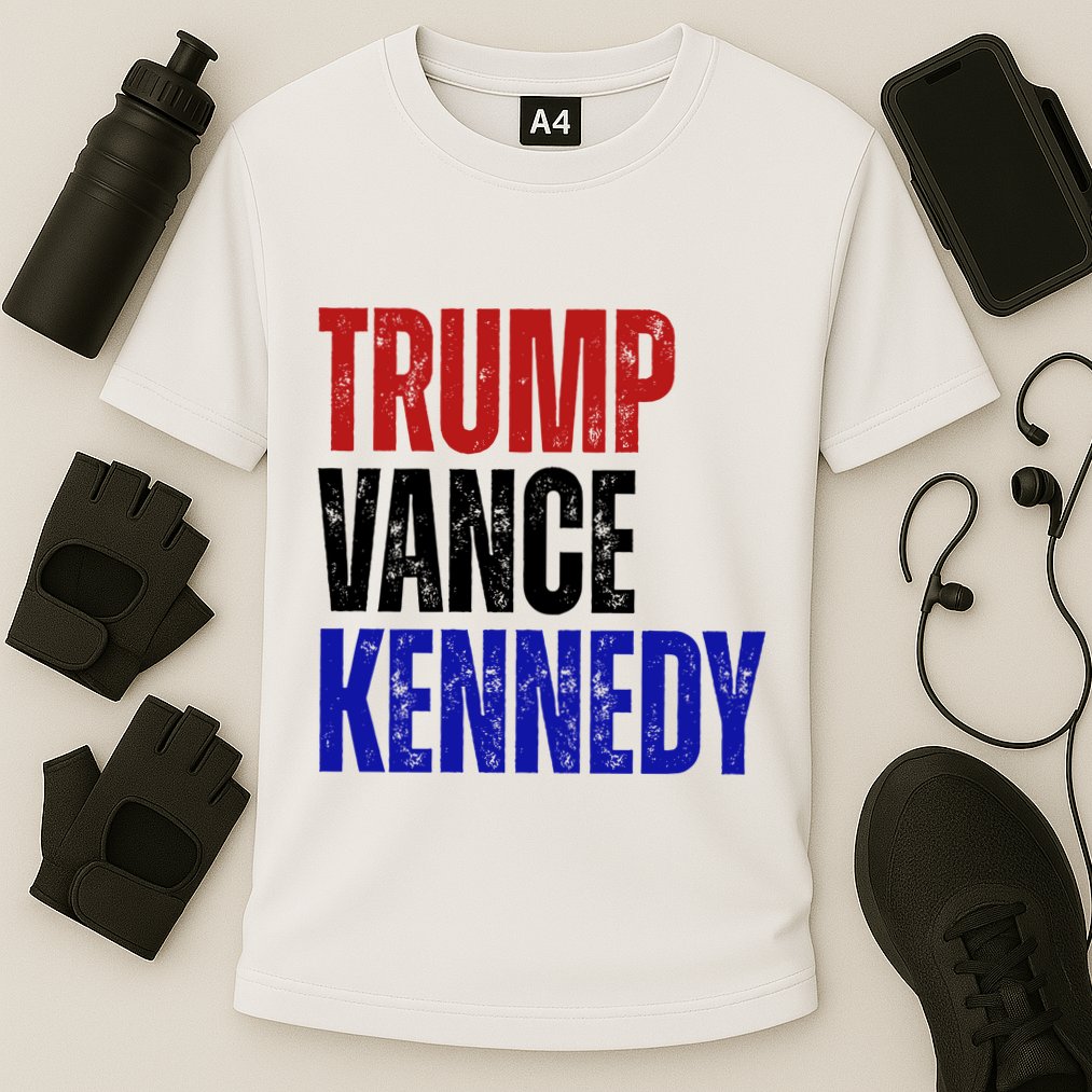Trump Vance Kennedy Presidential Election Cooling Performance Crew T-Shirt