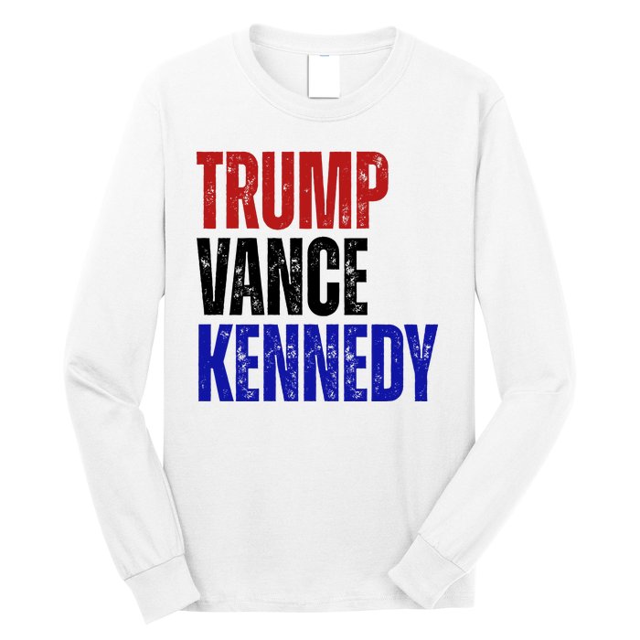 Trump Vance Kennedy Presidential Election Long Sleeve Shirt