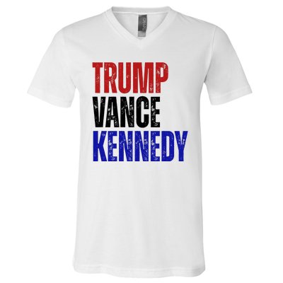 Trump Vance Kennedy Presidential Election V-Neck T-Shirt