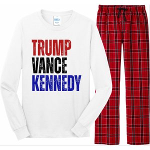 Trump Vance Kennedy Presidential Election Long Sleeve Pajama Set