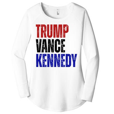 Trump Vance Kennedy Presidential Election Women's Perfect Tri Tunic Long Sleeve Shirt