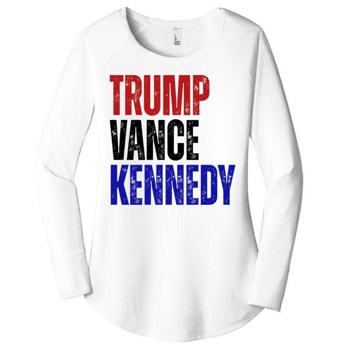 Trump Vance Kennedy Presidential Election Women's Perfect Tri Tunic Long Sleeve Shirt