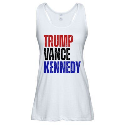 Trump Vance Kennedy Presidential Election Ladies Essential Flowy Tank