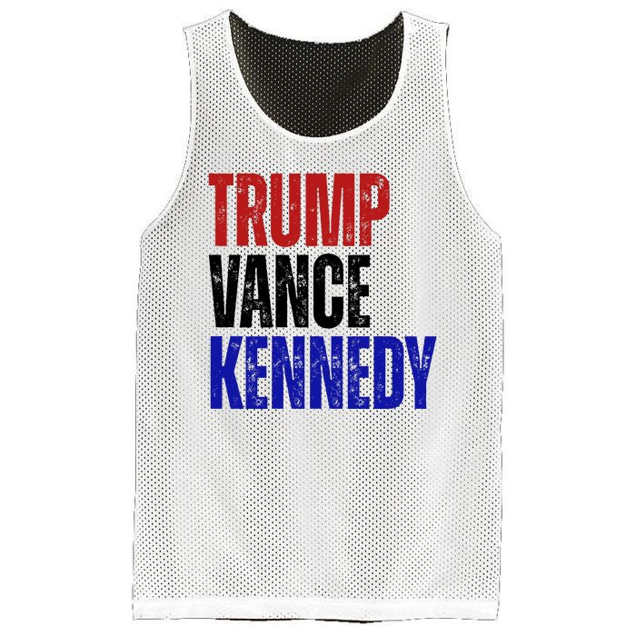 Trump Vance Kennedy Presidential Election Mesh Reversible Basketball Jersey Tank