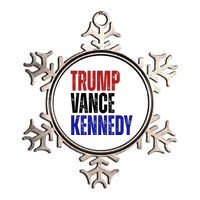 Trump Vance Kennedy Presidential Election Metallic Star Ornament