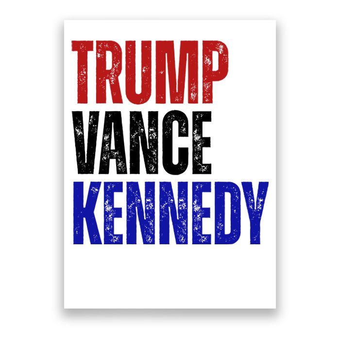 Trump Vance Kennedy Presidential Election Poster