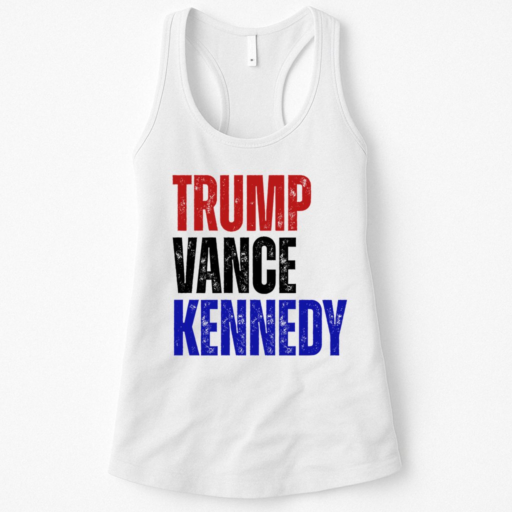 Trump Vance Kennedy Presidential Election Womens Tank Top