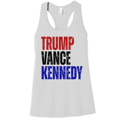 Trump Vance Kennedy Presidential Election Women's Racerback Tank