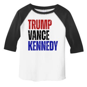 Trump Vance Kennedy Presidential Election Toddler Fine Jersey T-Shirt