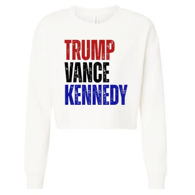 Trump Vance Kennedy Presidential Election Cropped Pullover Crew