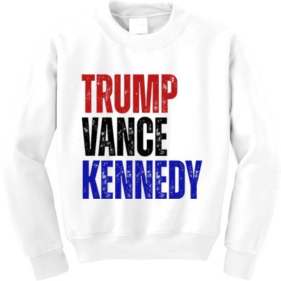 Trump Vance Kennedy Presidential Election Kids Sweatshirt