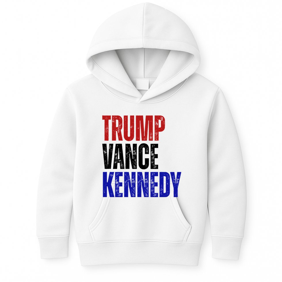 Trump Vance Kennedy Presidential Election Kids Hoodie