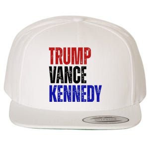 Trump Vance Kennedy Presidential Election Wool Snapback Cap