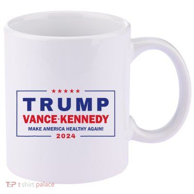 Trump Vance Kennedy Make America Healthy Again 11oz C Handle Ceramic Mug