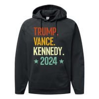 Trump Vance Kennedy President 2024 Election Republican Performance Fleece Hoodie