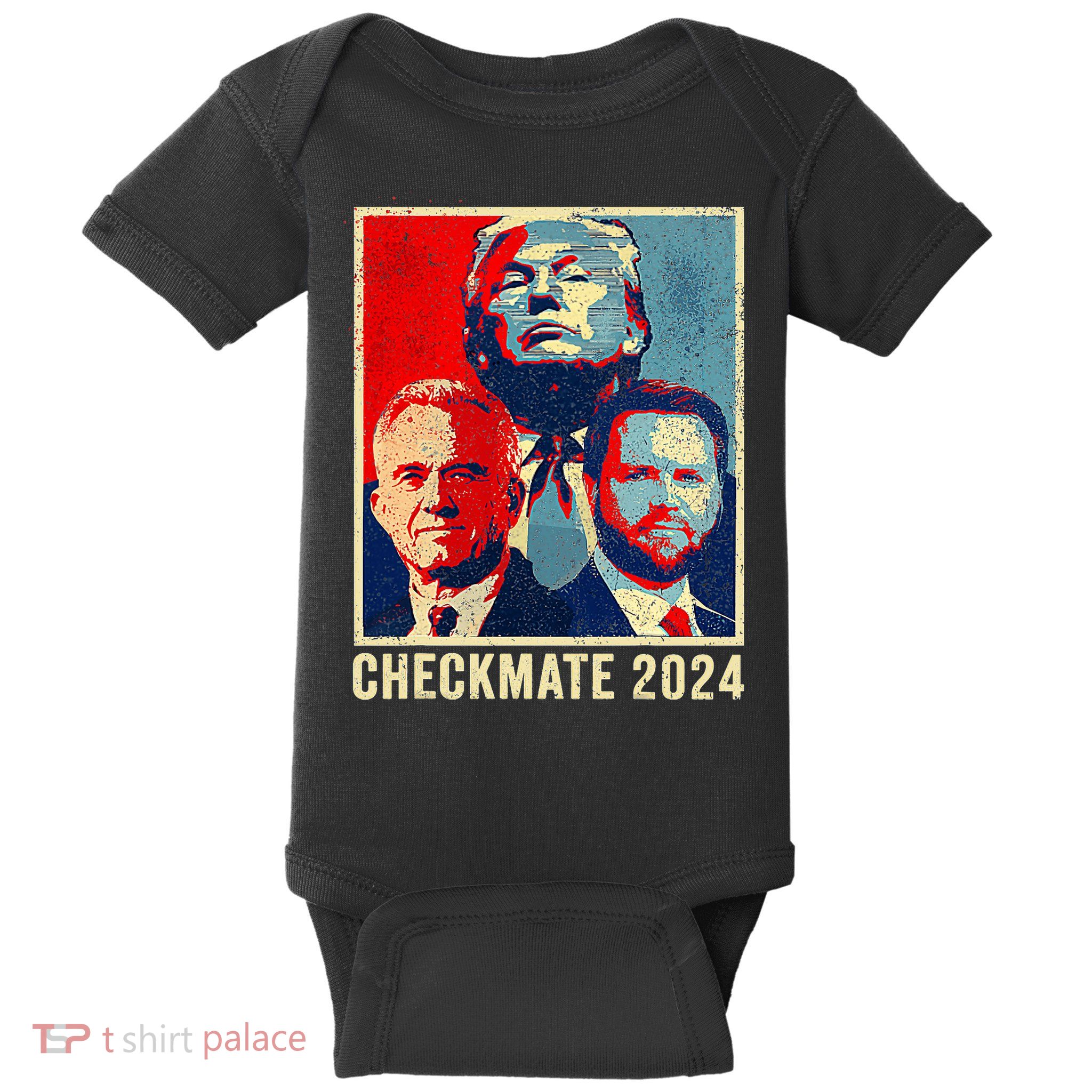 Trump Vance Kennedy Checkmate 2024 Election Republican Baby Bodysuit