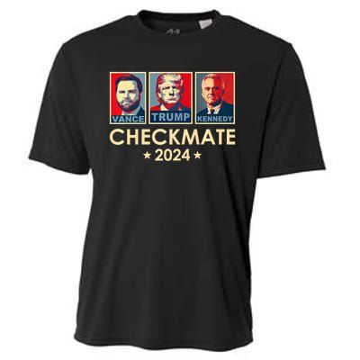 Trump Vance Kennedy Checkmate 2024 Election Republican Cooling Performance Crew T-Shirt