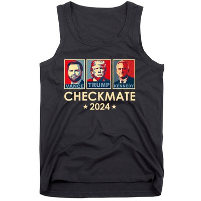 Trump Vance Kennedy Checkmate 2024 Election Republican Tank Top