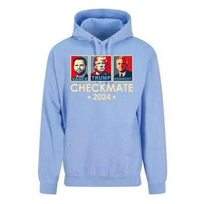 Trump Vance Kennedy Checkmate 2024 Election Republican Unisex Surf Hoodie