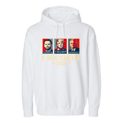 Trump Vance Kennedy Checkmate 2024 Election Republican Garment-Dyed Fleece Hoodie