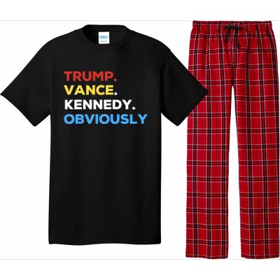 Trump Vance Kennedy Obviously 2024 Election Republican Pajama Set