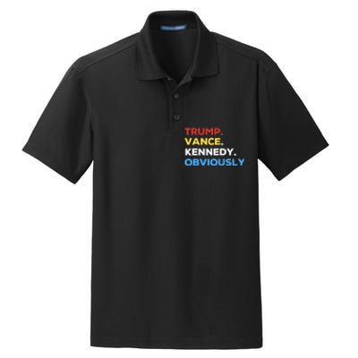 Trump Vance Kennedy Obviously 2024 Election Republican Dry Zone Grid Polo