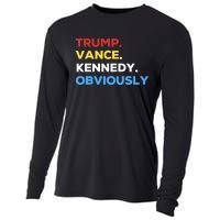 Trump Vance Kennedy Obviously 2024 Election Republican Cooling Performance Long Sleeve Crew