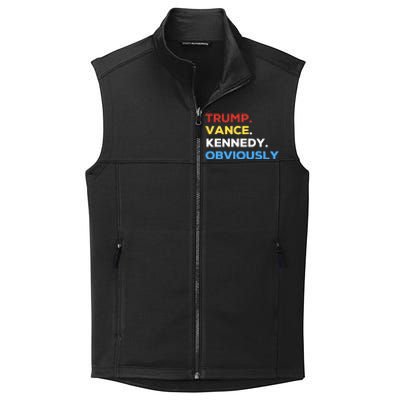 Trump Vance Kennedy Obviously 2024 Election Republican Collective Smooth Fleece Vest