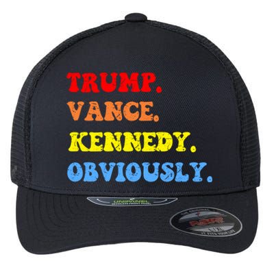 Trump Vance Kennedy Rfk For President Election 2024 Maha Gift Flexfit Unipanel Trucker Cap