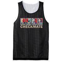 Trump Vance Kennedy Gabbard Checkmate Election Republican Mesh Reversible Basketball Jersey Tank