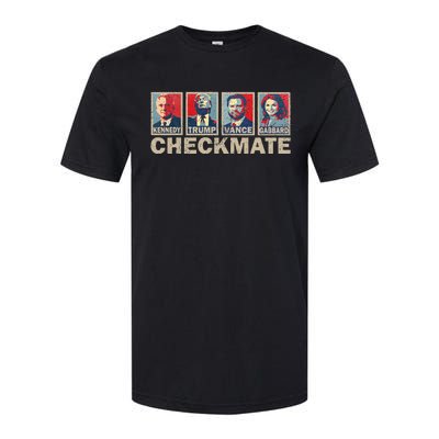 Trump Vance Kennedy Gabbard Checkmate Election Republican Softstyle CVC T-Shirt